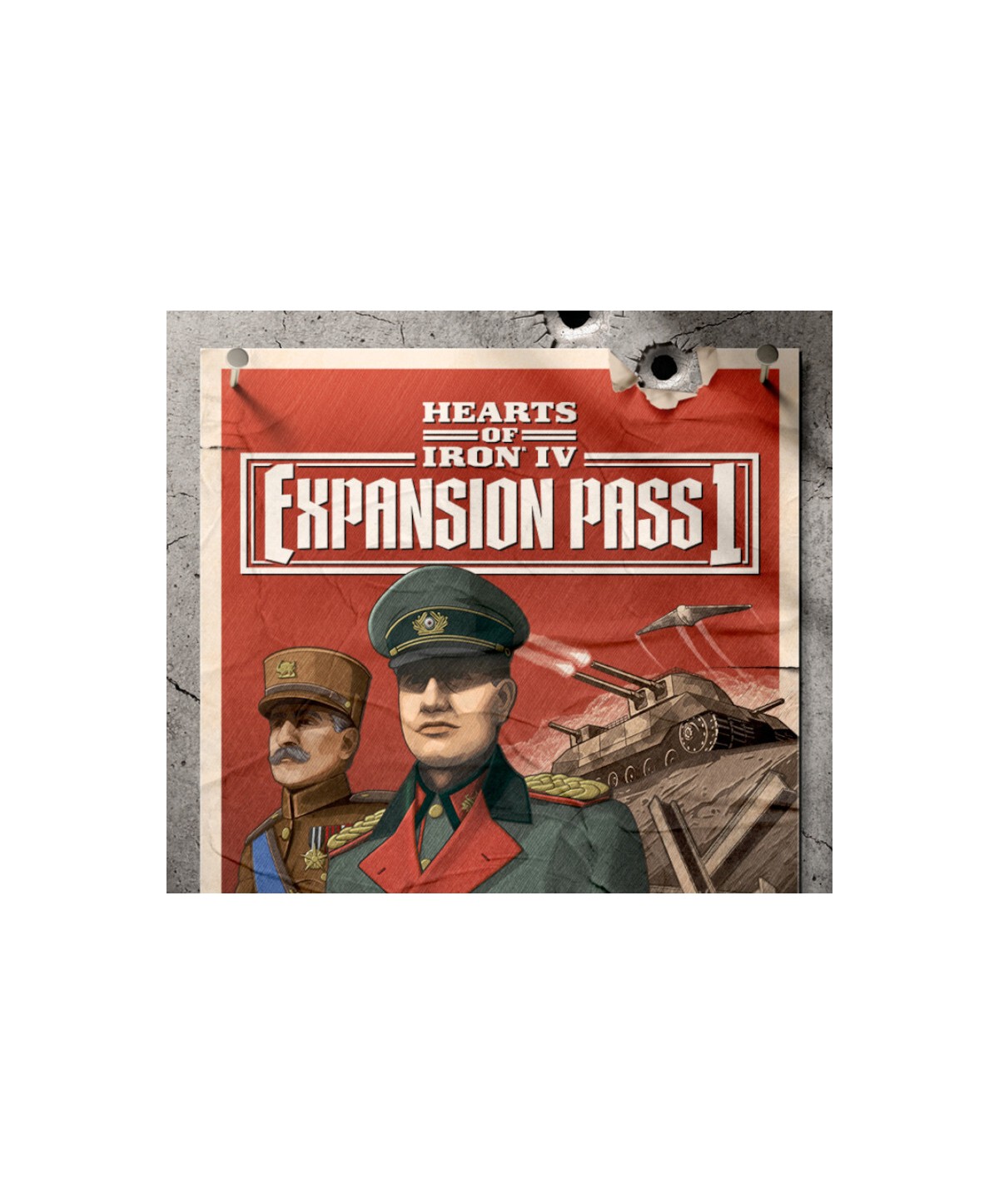 Hearts of Iron IV - Expansion Pass 1 DLC Steam Key EUROPE